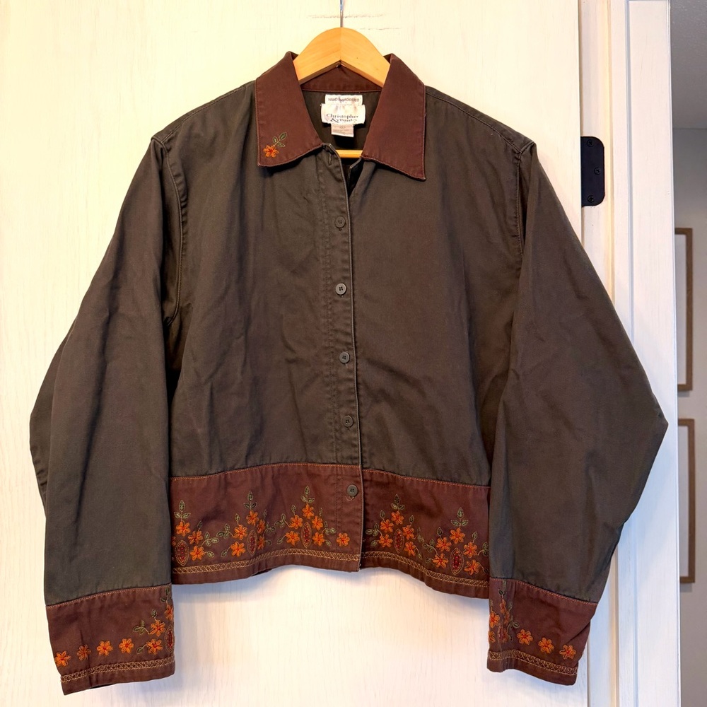 Embroidered Barn Jacket